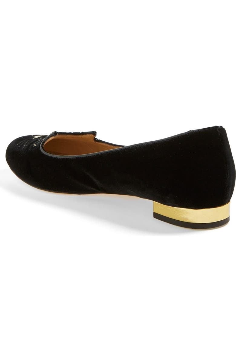 Charlotte Olympia 'Kitty' Flat, Alternate, color,