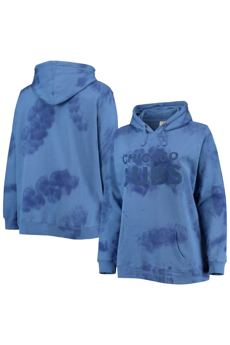 Women's Royal Chicago Cubs Plus Size Cloud Pullover Hoodie, Main, color, Royal
