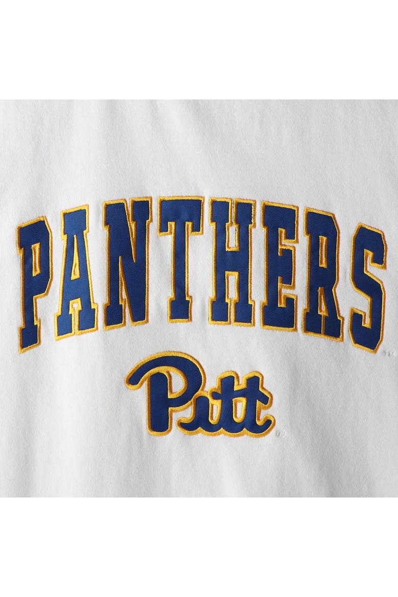 Men's Colosseum White Pitt Panthers Arch & Logo Sweatshirt, Alternate, color, White