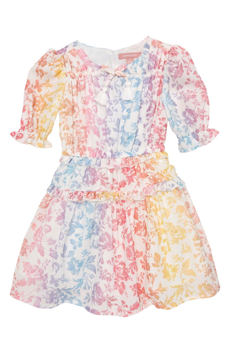 BCBG Kids' Floral Peasant Dress | Nordstrom