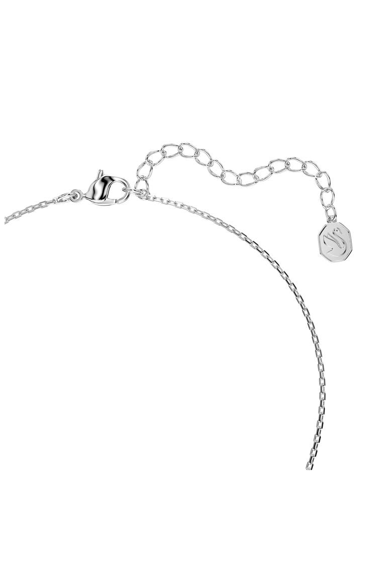 Bella Crystal Pendant Necklace, Alternate, color, BLUE/ SILVER