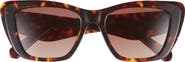 Tory Burch 52mm Polarized Cat Eye Sunglasses