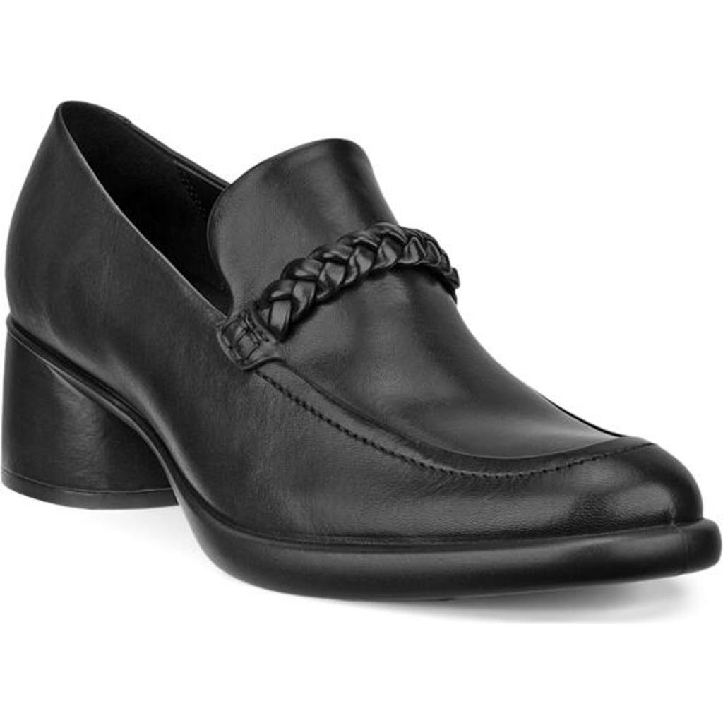 ECCO Sculpted LX 35 Braid Loafer in Black