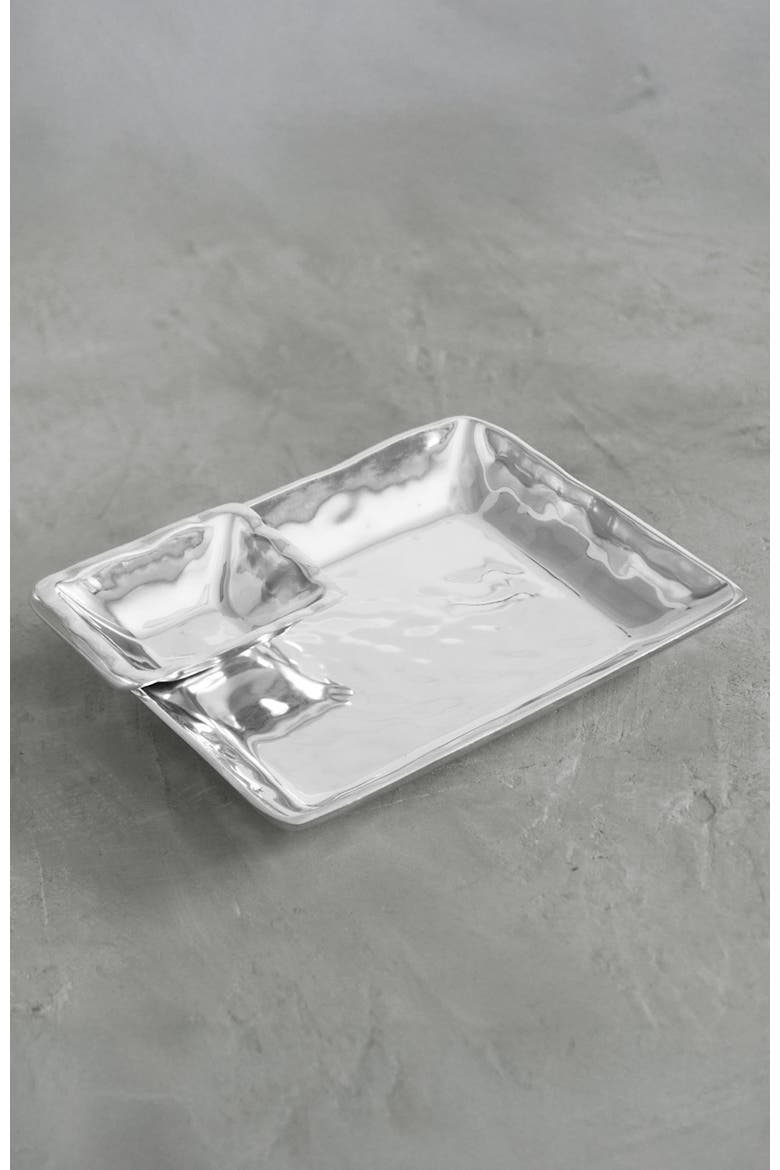 Soho Linda Chip and Dip, Alternate, color, Silver