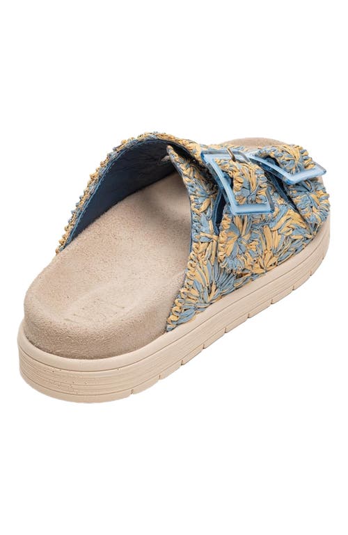 Forever & Always Shoes Milana Leather Double-strap Sandal In Multi