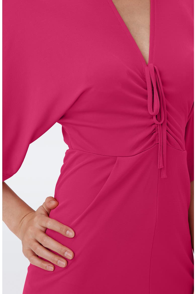 Valerie Center Ruched Bodice Dress, Alternate, color, BRIGHT BERRY