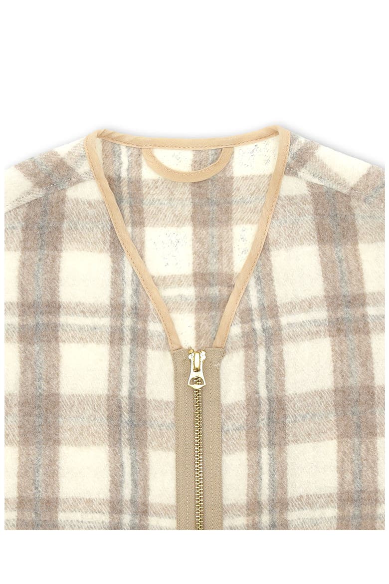 Wool Check Gilet, Alternate, color, Multicolor