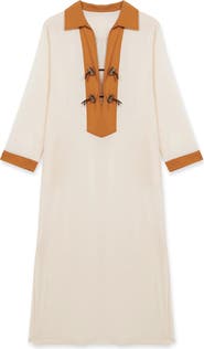 Fortela Adish Bi-Color Cotton Dress