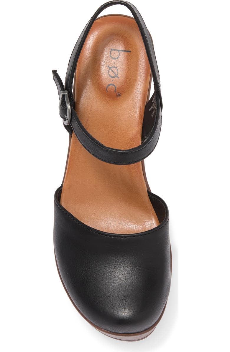 B O C BY BØRN Dalia Platform Clog Sandal, Alternate, color, Black