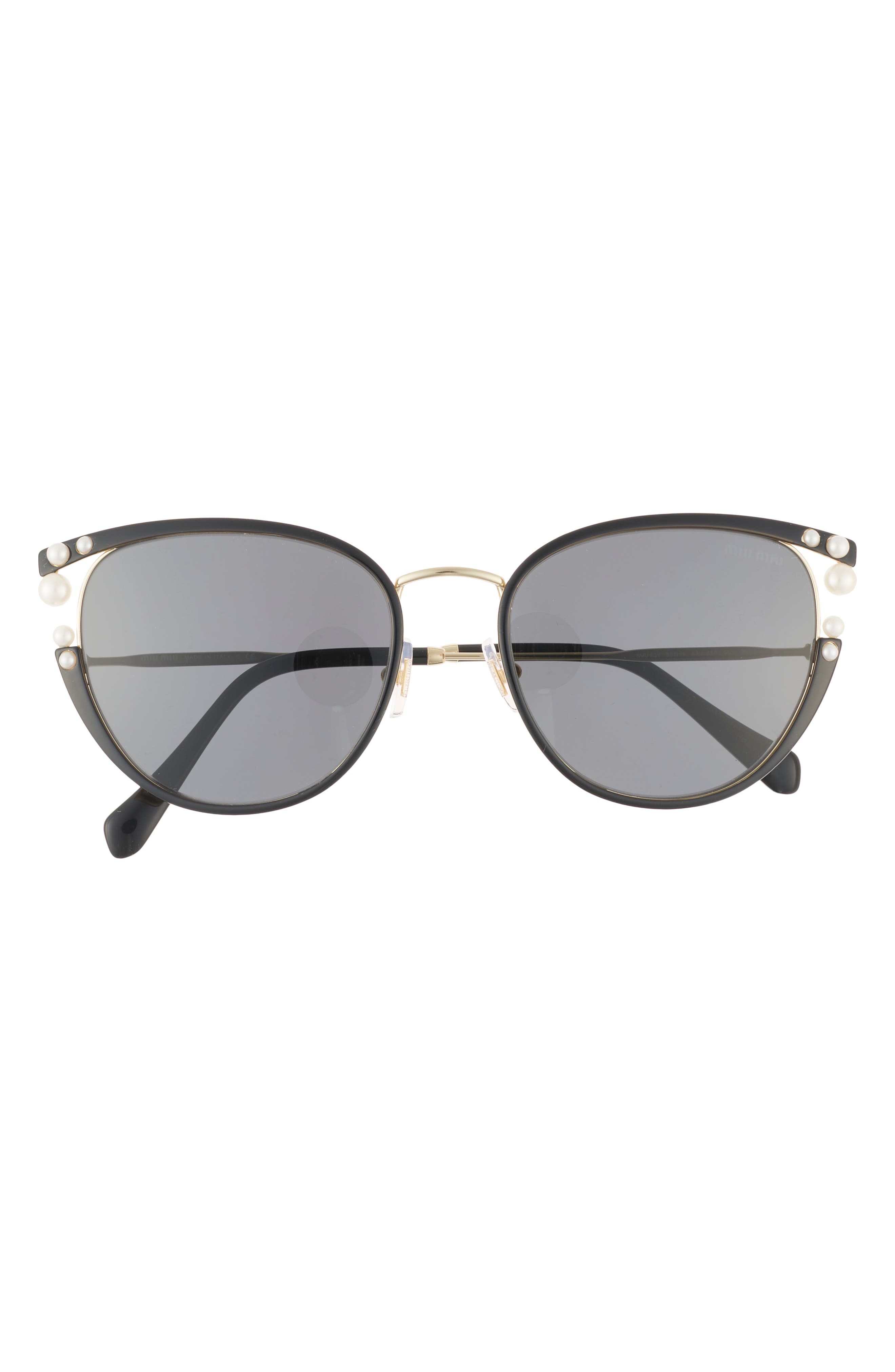 Miu Miu 55mm Polarized Cat Eye Sunglasses (Men) | Nordstromrack
