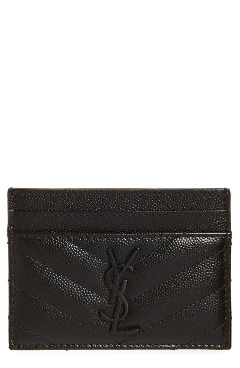 Monogram Leather Card Case