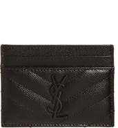 Saint Laurent Monogram Leather Card Case