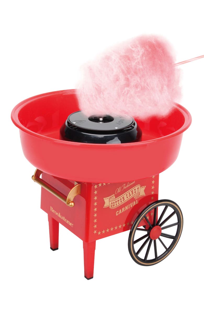 BROOKSTONE Vintate Cotton Candy Maker, Alternate, color, Red