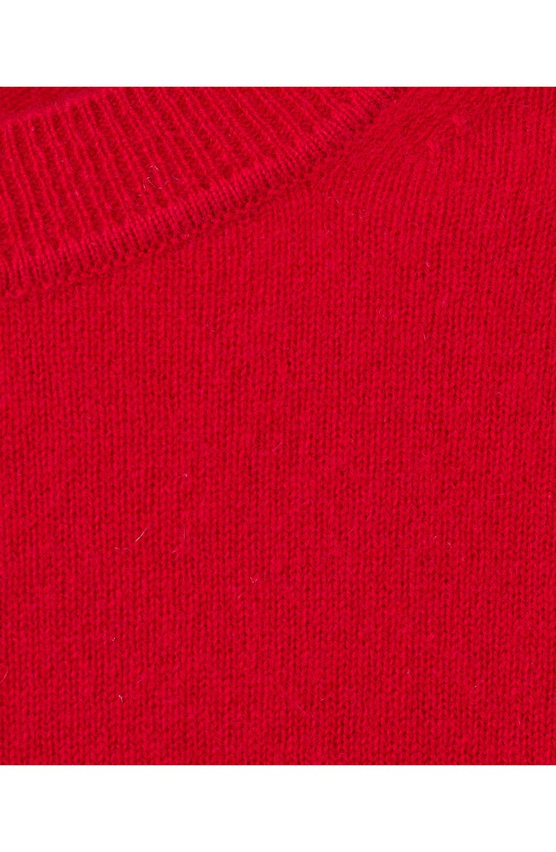 MANGO Selection Crewneck Cashmere Sweater, Alternate, color, Red