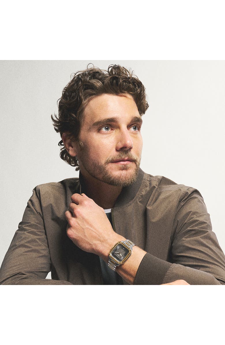 Fossil Crosby Bracelet Watch, 42mm x 30mm, Alternate, color, 