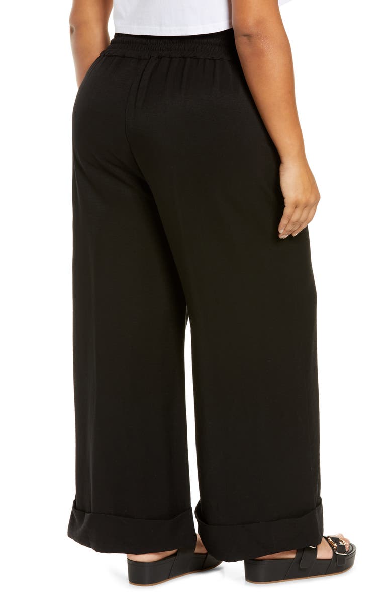Open Edit Wide Leg Pants, Alternate, color, 
