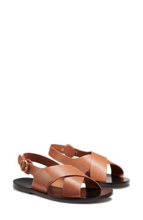 Crisscross Slingback Sandal (Women)