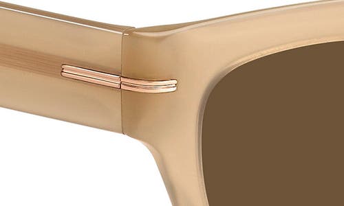 Hugo Boss Boss 51mm Square Sunglasses In Sand