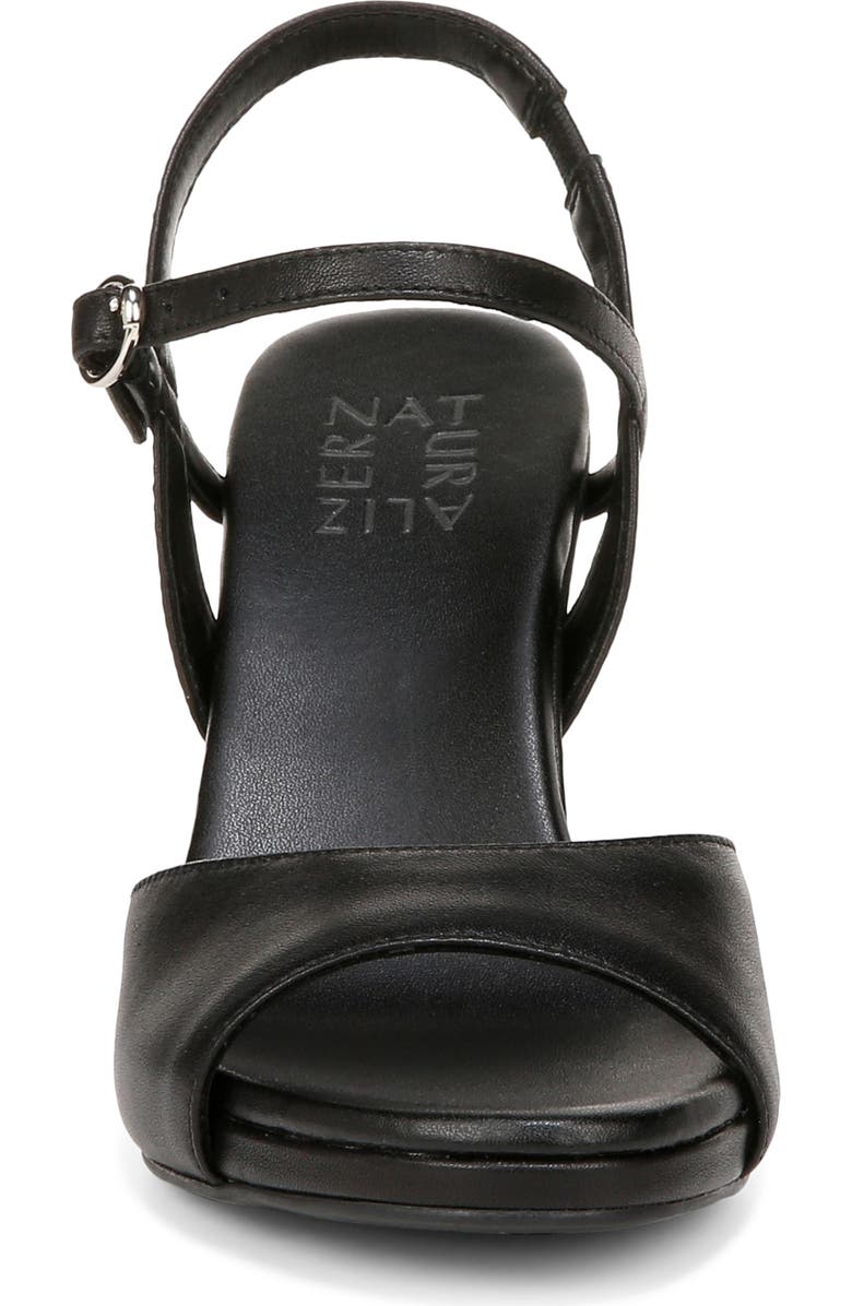 Naturalizer Lala Ankle Strap Sandal, Alternate, color, Black Leather