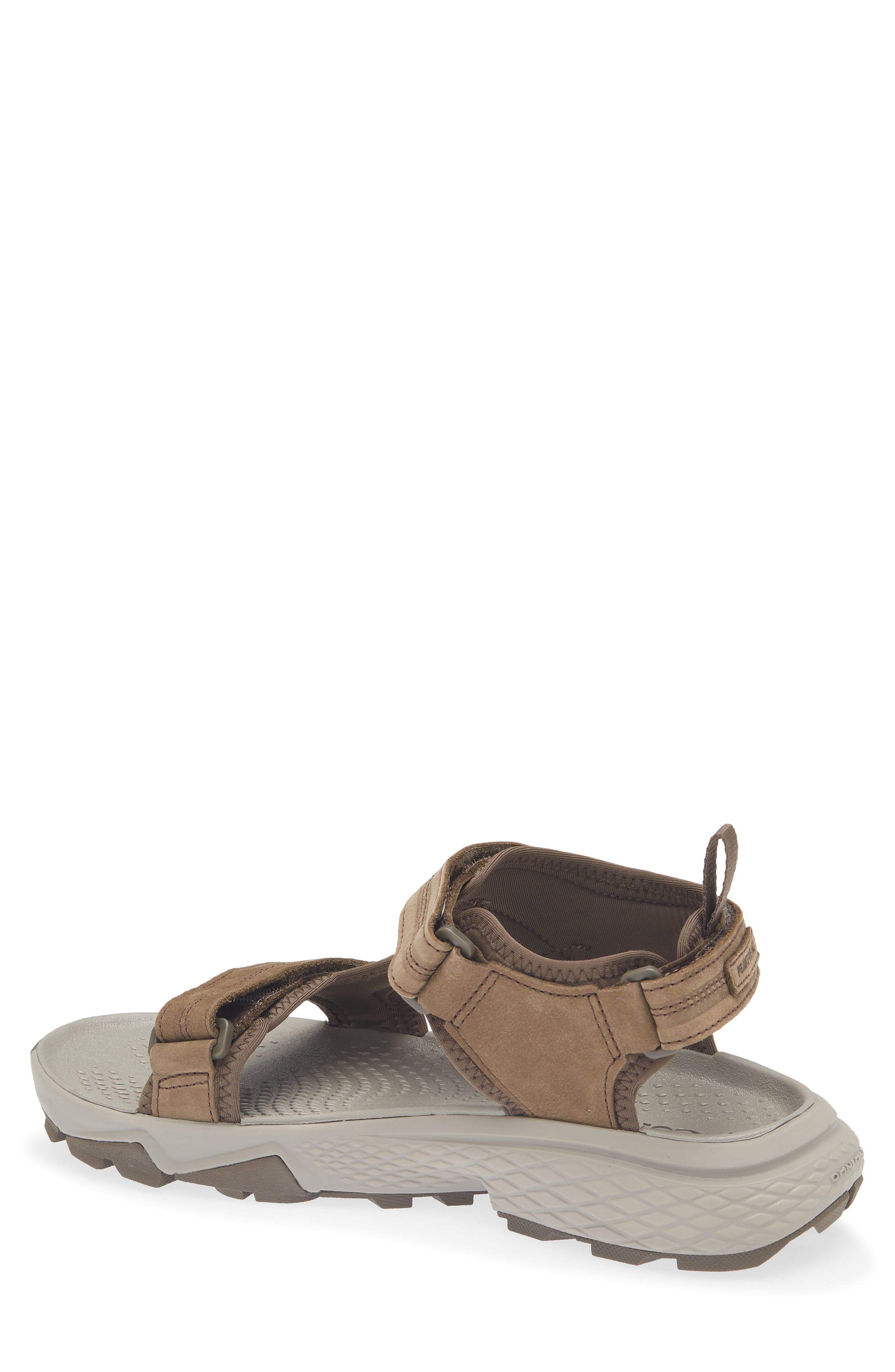 Peakfreak Rush Leather Sandal, Alternate, color, MUD/ KETTLE