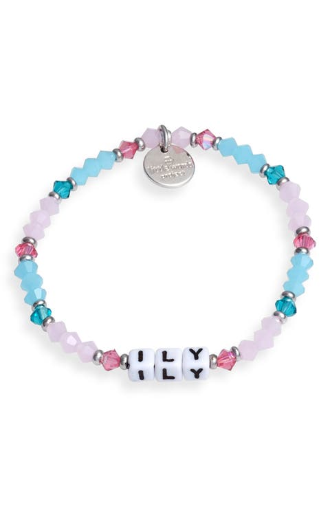 ILY Beaded Stretch Bracelet