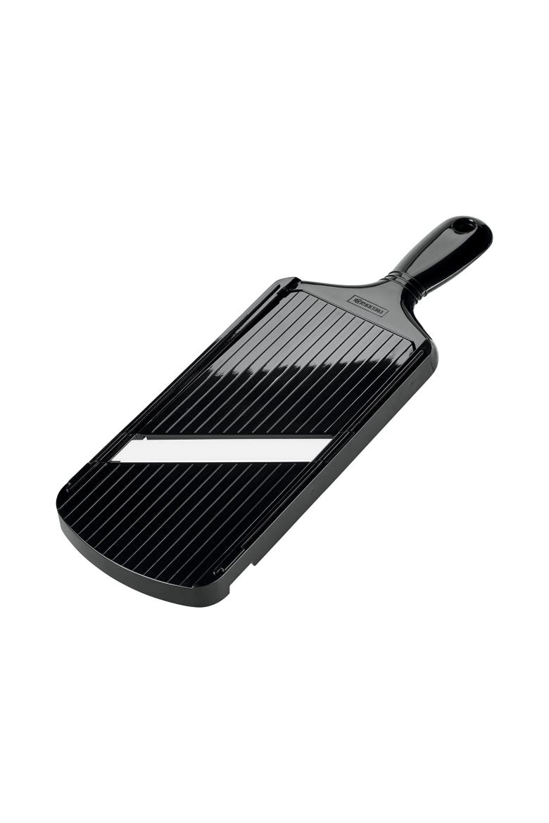 Advanced Ceramics Adjustable Mandoline Slicer w/ Handguard, Main, color, Black