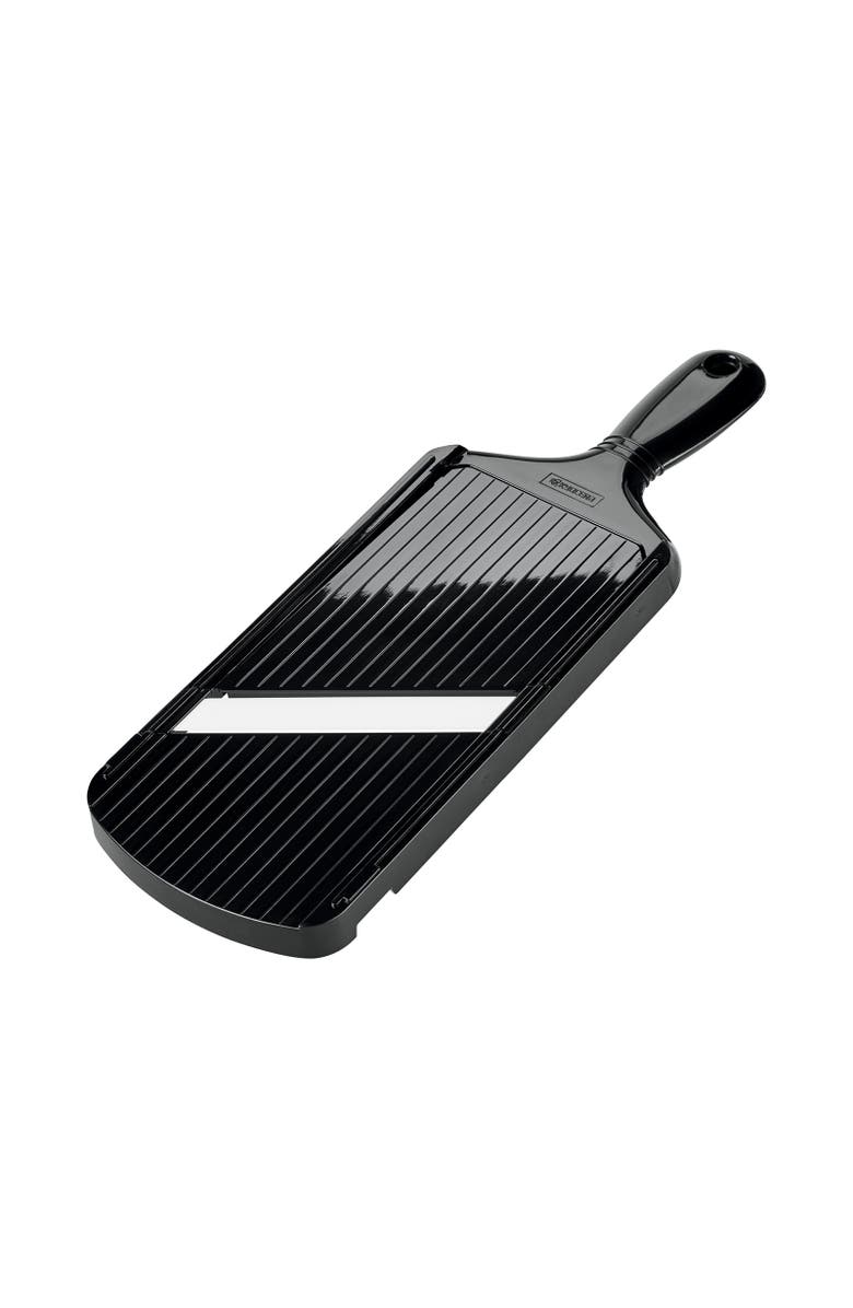 Kyocera Advanced Ceramics Adjustable Mandoline Slicer w/ Handguard, Main, color, Black