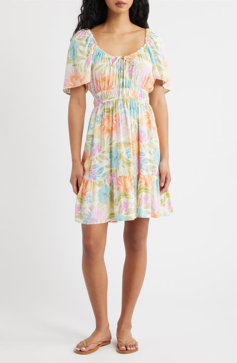 Catalina Island Floral Dress