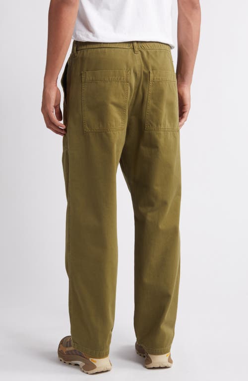 Citizen Of Humanity Hayden Relaxed Fit Cotton Twill Utility Pants In Tea Leaf