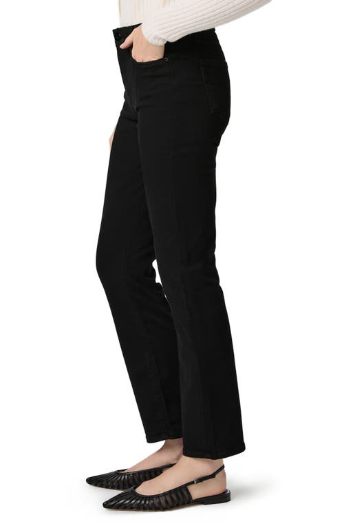 Paige Cindy High Waist Ankle Straight Leg Jeans In Black