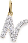 Monica Vinader Lab Grown Diamond Initial Pendant