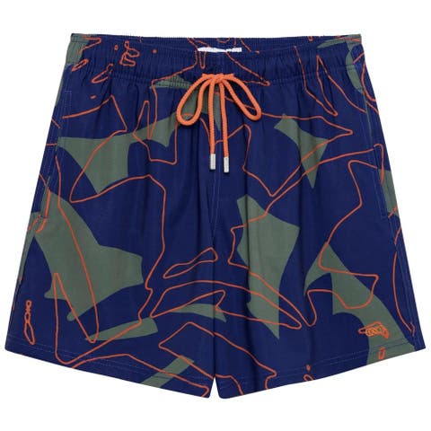 4.25" Le Club Eco-Friendly 4 Way Stretch Men's Swim Trunks
