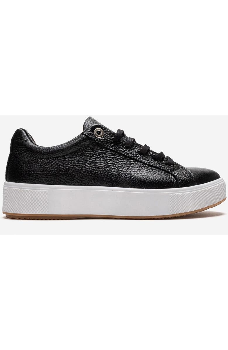 Forever & Always Shoes Pallen Leather Casual Sneaker, Alternate, color, Black