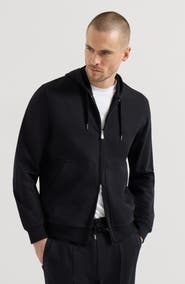 Brunello Cucinelli Hooded zip-up sweatshirt