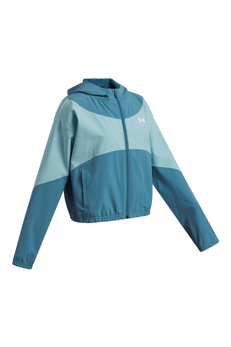 Kids' Rival Woven Water Repellent Jacket, Alternate, color, 466 BOUNDLESS BLUE