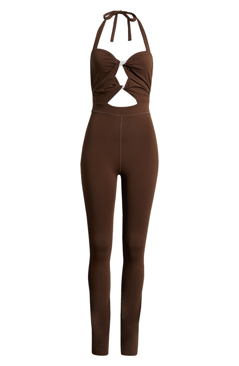 Daughter Lessons Katy Halter Jumpsuit, Alternate, color, 