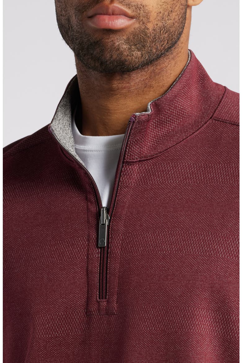 XC4® Reversible Performance Pullover, Alternate, color, BURGUNDY