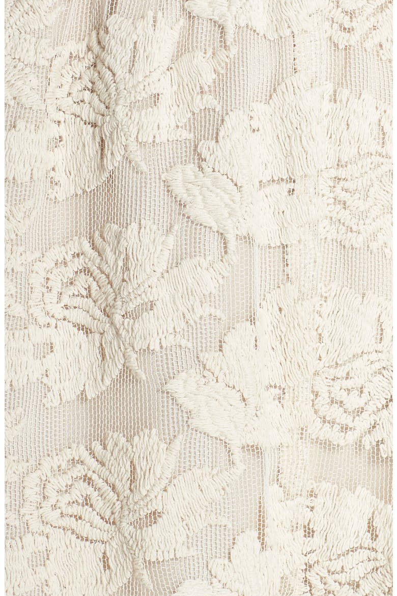 Open Back Lace Romper, Alternate, color, NATURAL
