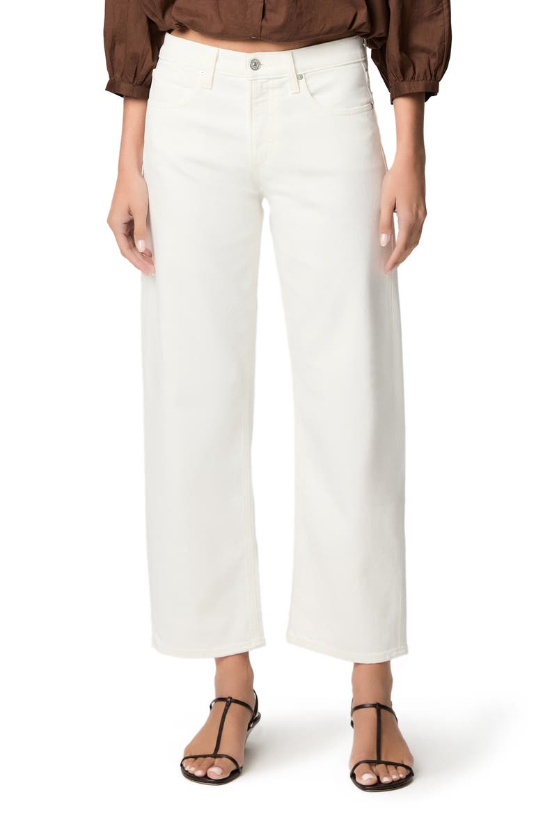Rylann High Waist Straight Leg Jeans, Main, color, TONAL ECRU