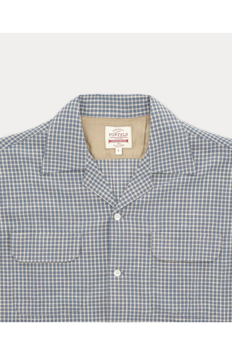 Fortela Baker Vichy Check Shirt, Alternate, color, Light Blue