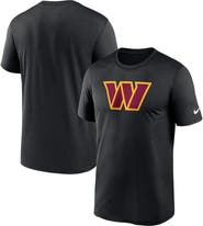Nike Men's Nike Black Washington Commanders Legend Logo Performance T-Shirt