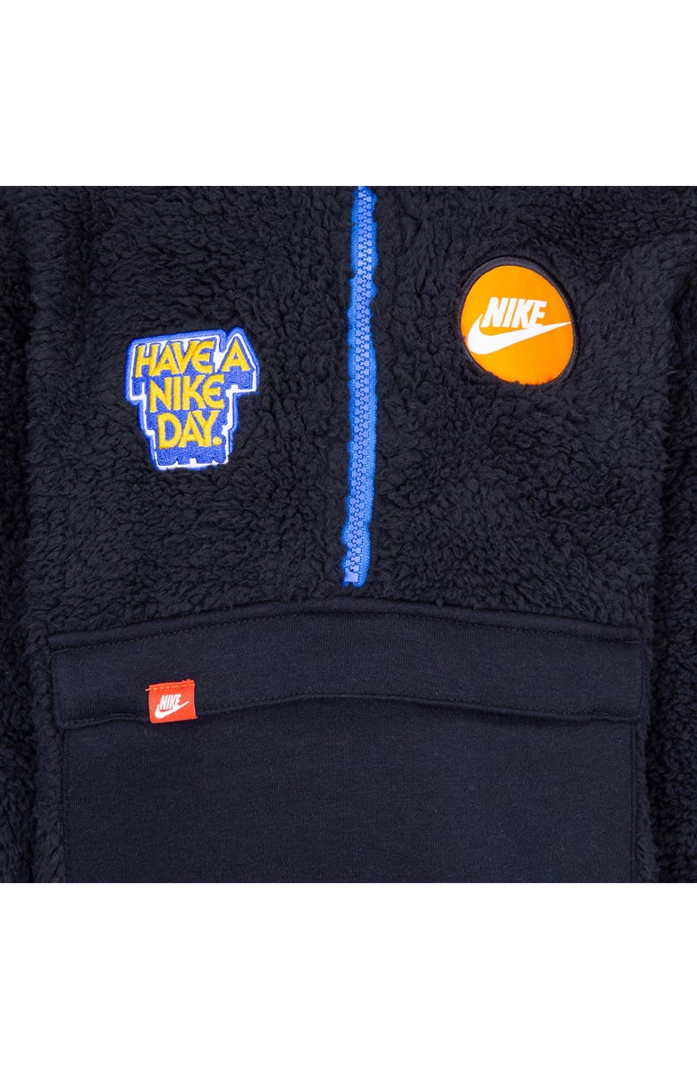 Nike Kids' Fleece Half Zip Pullover, Alternate, color, 