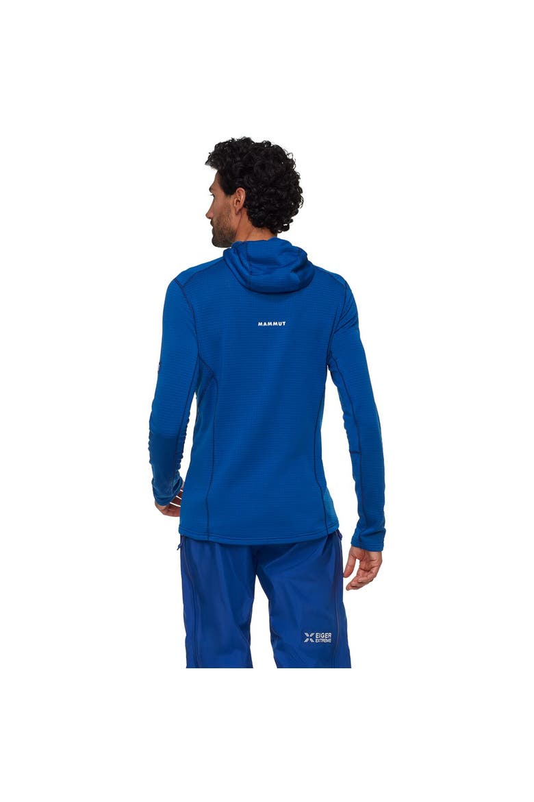 Eiger Nordwand Advanced Fl 1/2-Zip Hooded Jacket - Men's, Alternate, color, Eiger Blue