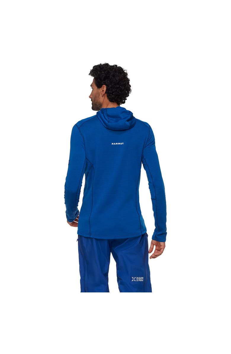 Mammut Eiger Nordwand Advanced Fl 1/2-Zip Hooded Jacket - Men's, Alternate, color, Eiger Blue