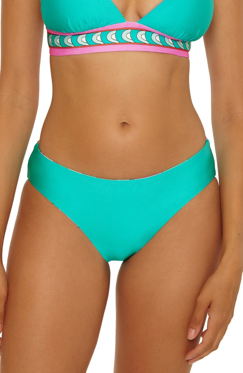 Trina Turk Apollo Reversible Hipster Bikini Bottoms, Alternate, color, Multi