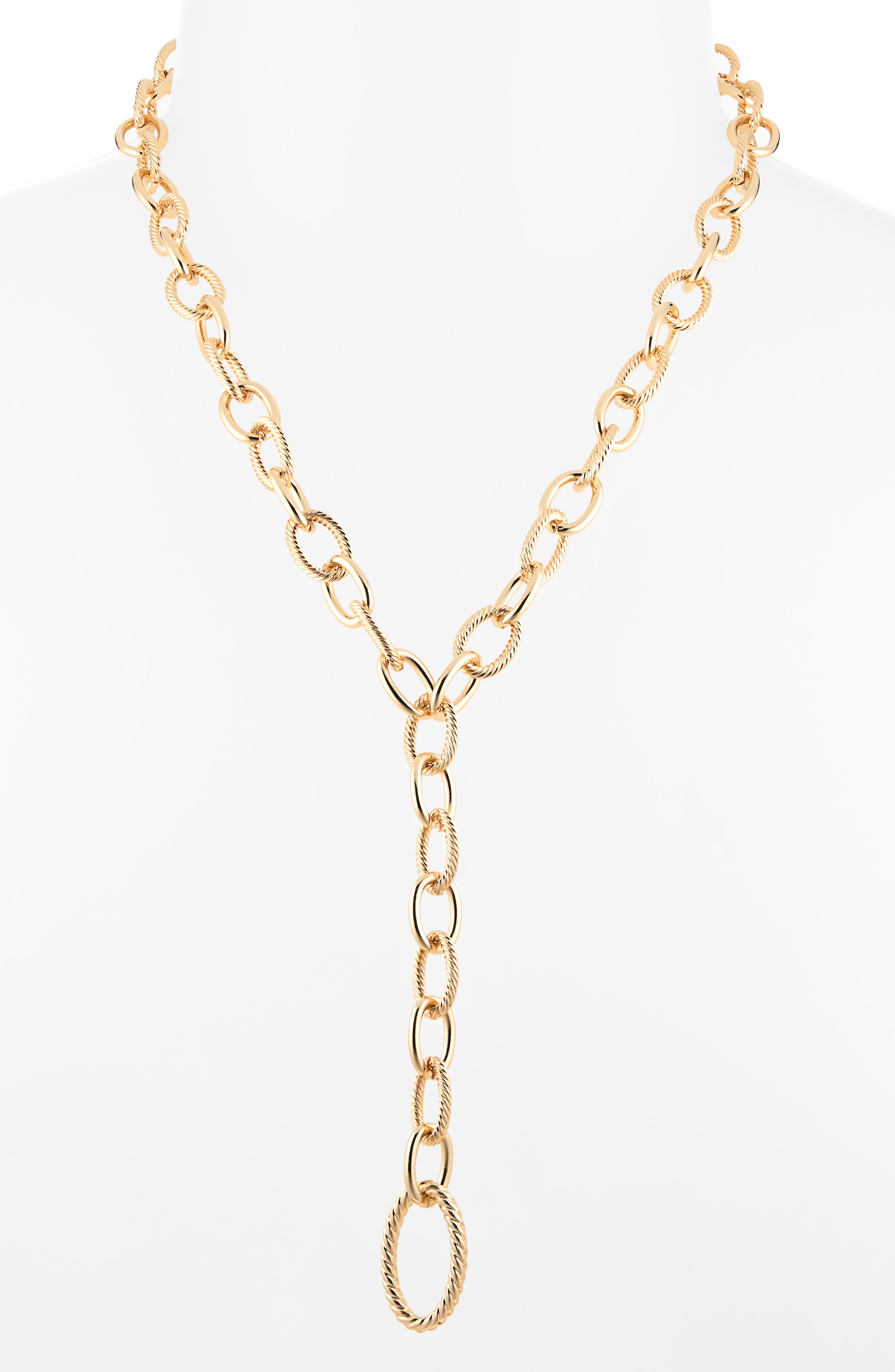 NORDSTROM RACK Oval Link Y-Necklace (Women) | Nordstromrack