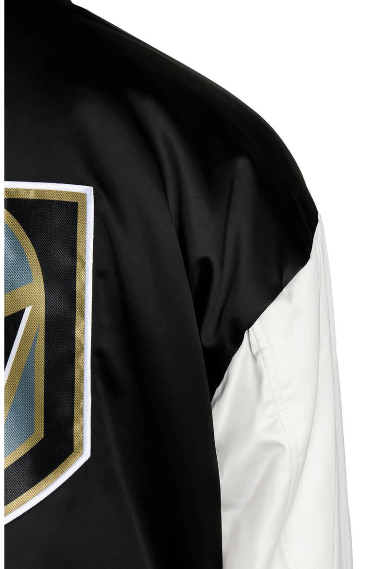 Vegas Golden Knights Bomber Jacket, Alternate, color, BLACK