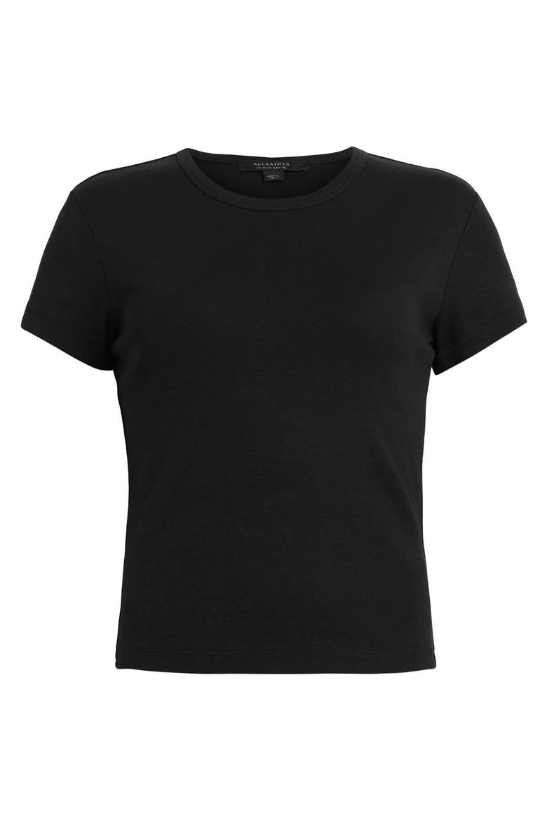 Stevie Cotton T-Shirt, Alternate, color, BLACK