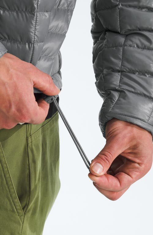 The North Face Thermoball Quilted Jacket In Gray