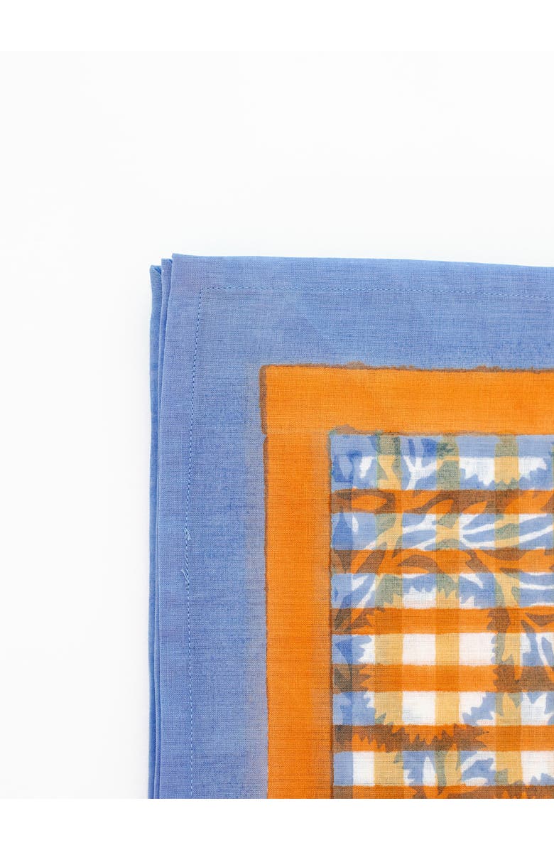 Inner Child Sophia Organic Cotton Blockprint Scarf, Alternate, color, Multicolor